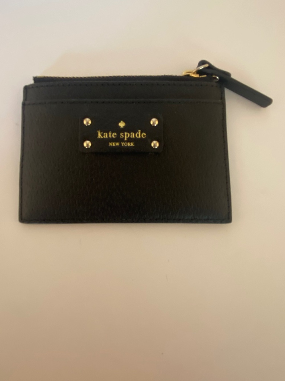 Kate Spade Adi Grove Street Pebbled Leather Card Wallet Coin Purse (New)